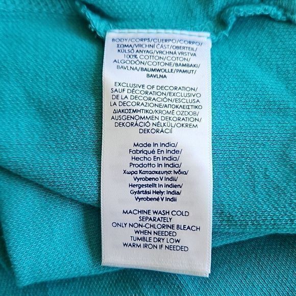 Chaps Bluebird Turquoise Short Sleeve100% Cotton Polo Shirt Sz L - Picture 6 of 10